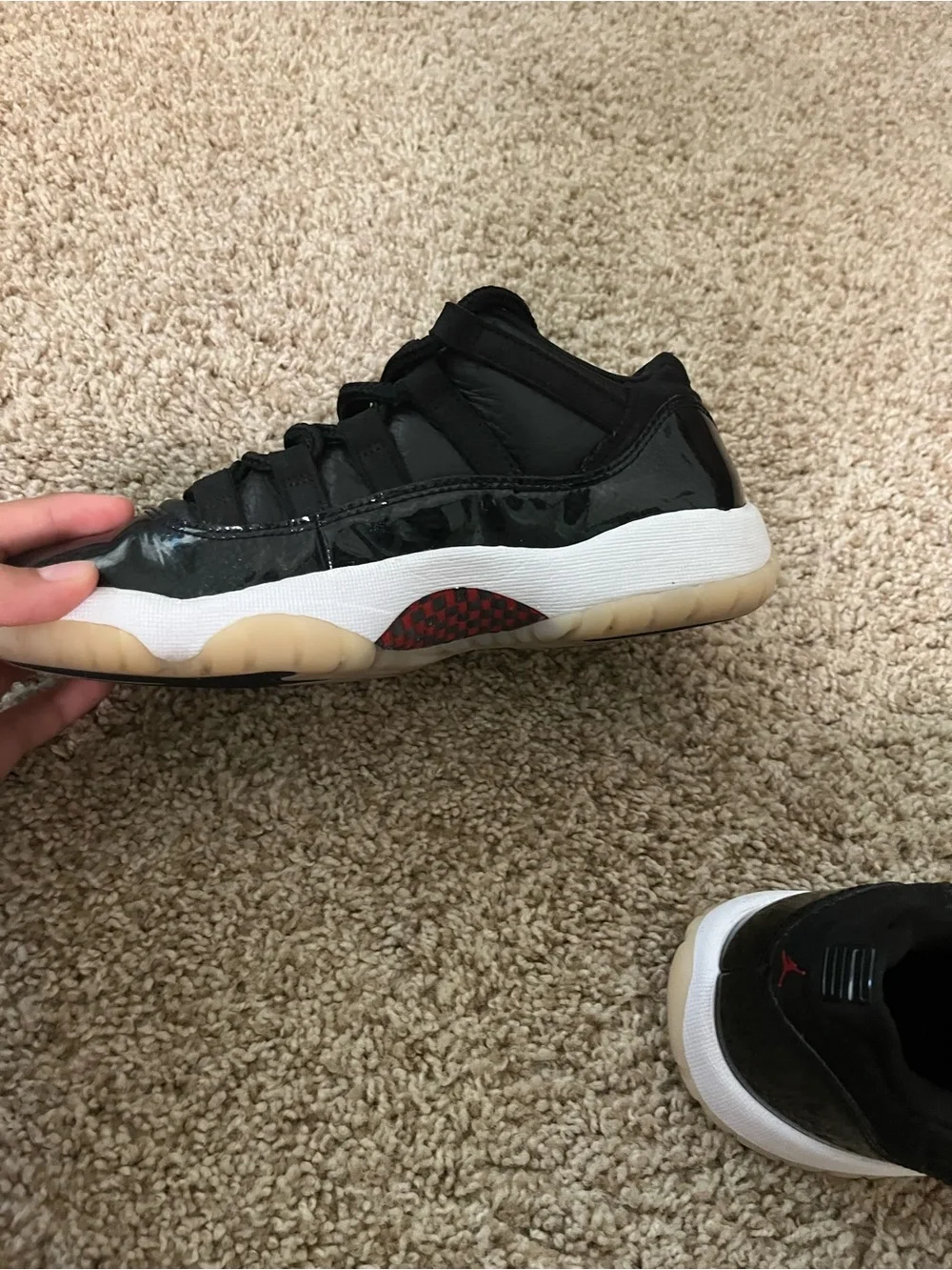 Jordan Kids Black and White Low-Top Sneakers eBay authenticated